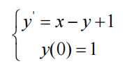 Python06 向前Euler法、向后Euler法、梯形方法、改进的Euler方法以及四阶Runge_Kutta方法(附代码)_python ...