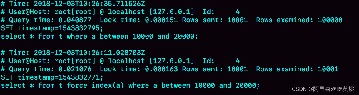 图 3 slow log 结果