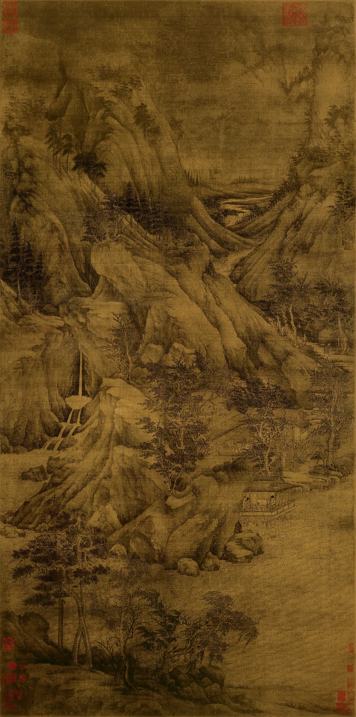 名画19 董源《画选三幅》