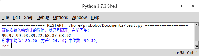 Python 之基本统计计算