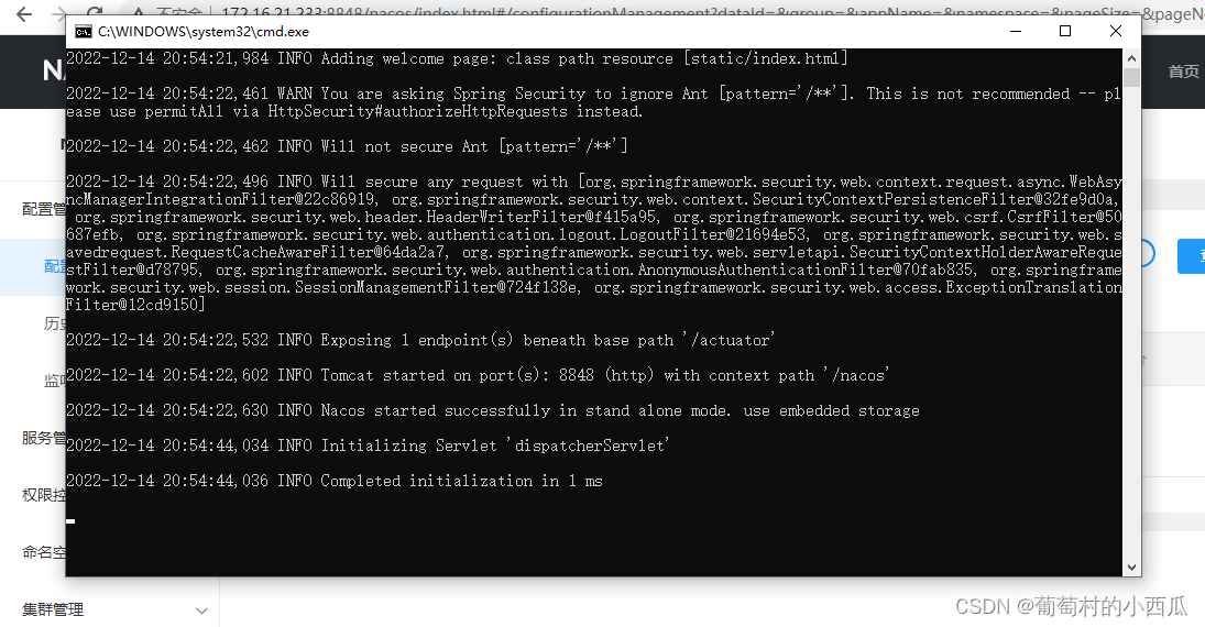 Nacos启动闪退解决方法CSDN博客