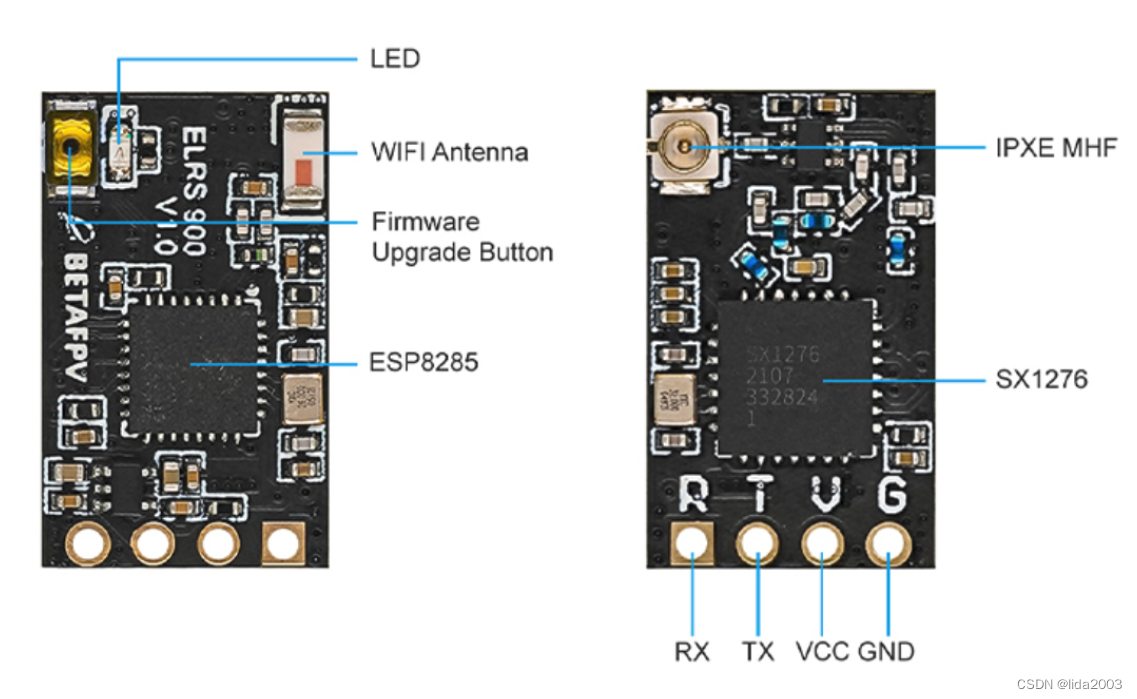 DIY-BETAFPV和DIY（ESP-01F+E19-900M20S2模块）915MHz信号测试对比