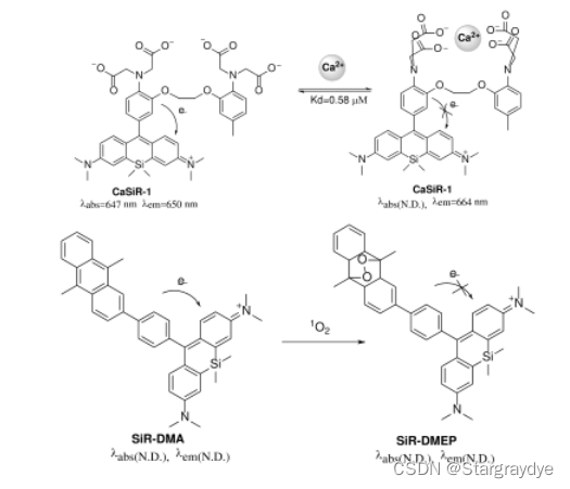 硅基罗丹明铜离子荧光探针/烷氧基羰基取代硅基罗丹明衍生物