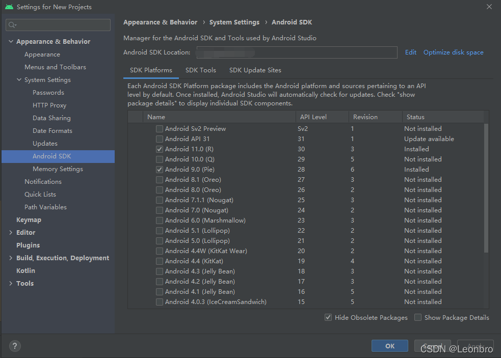 SDK Manager