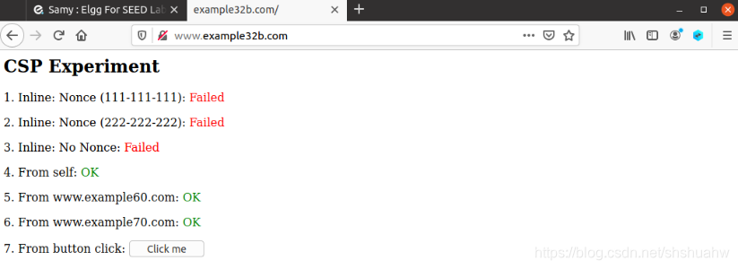 基于SeedUbuntu20.04跨站脚本攻击(XSS)