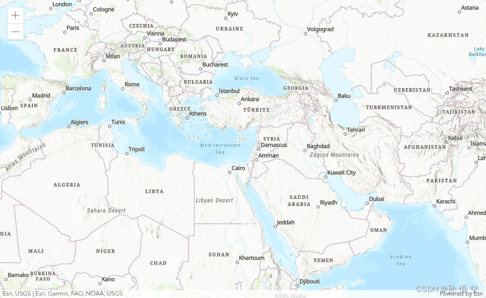 ArcGIS Maps SDK for JS：隐藏地图边框