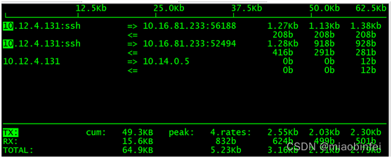 nethogs-iftop等网络监控软件---Linux
