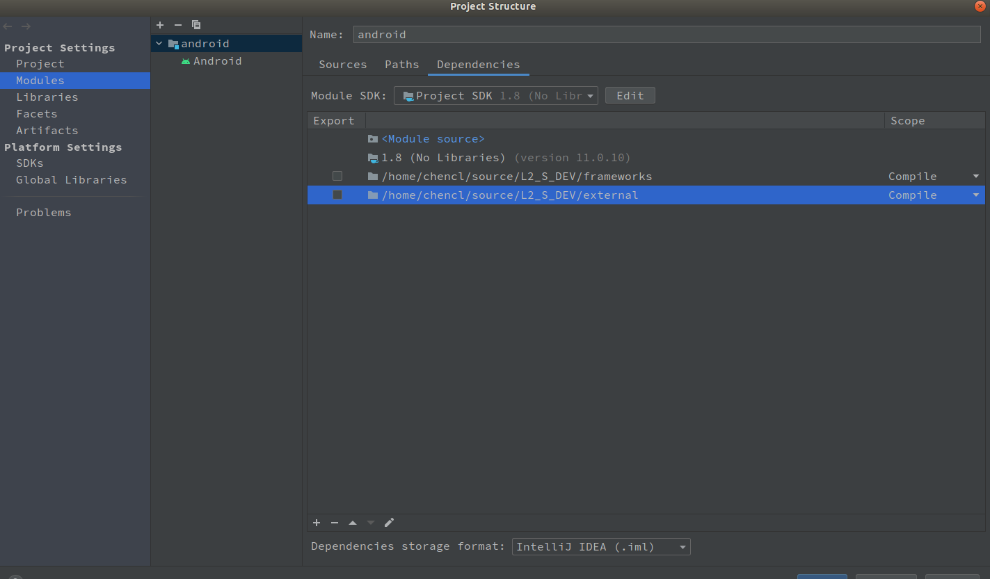 Android Studio 导入源码