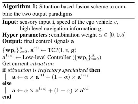 Trajectory-guided Control Prediction for End-to-end Autonomous Driving论文学习