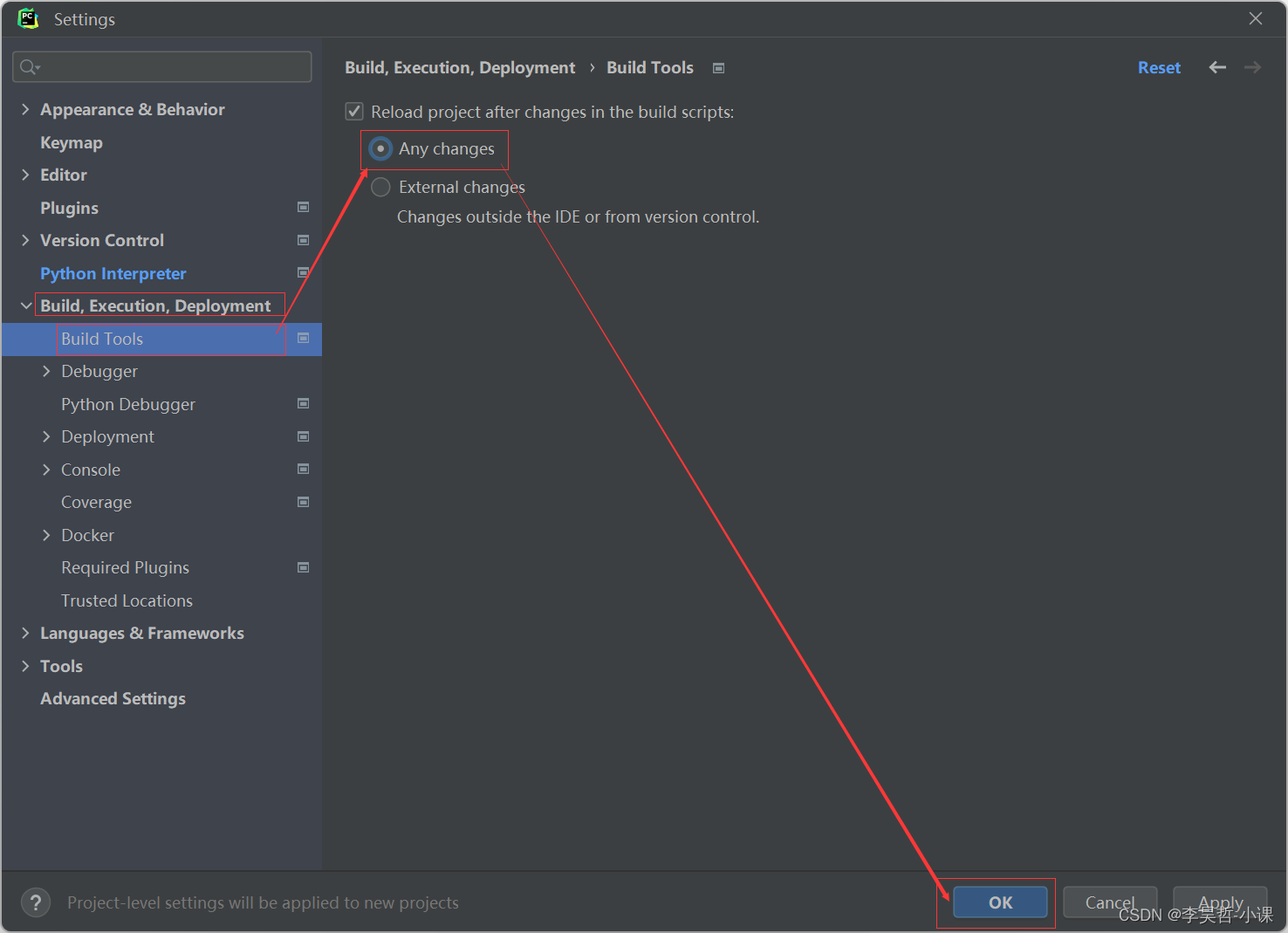 pycharm 构建工具设置