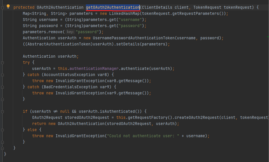 ResourceOwnerPasswordTokenGranter
