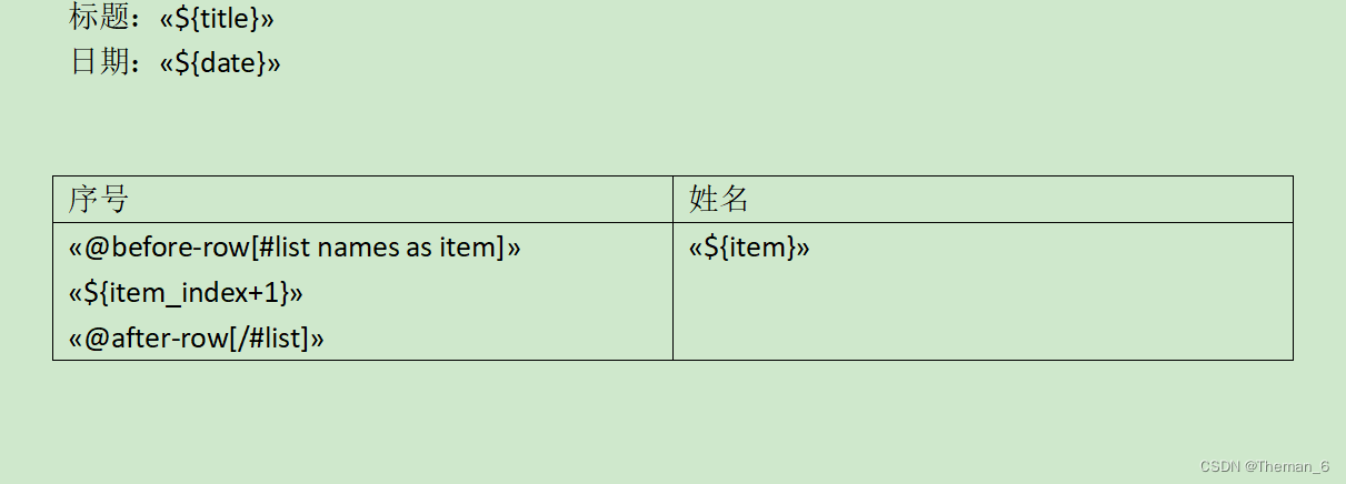 word模板