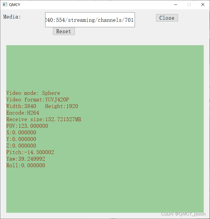 QT + OpenGL + FFmpeg写的一个全景视频播放器