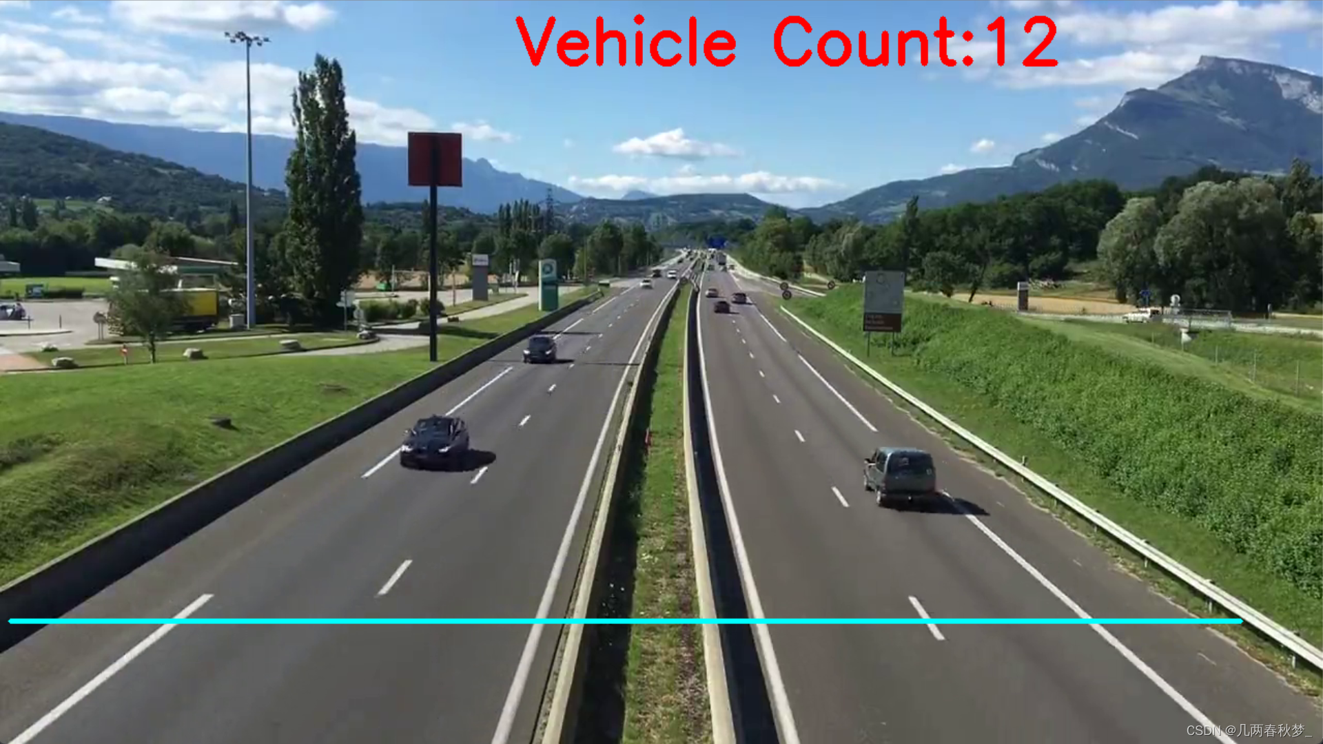 OpenCv之车辆统计项目