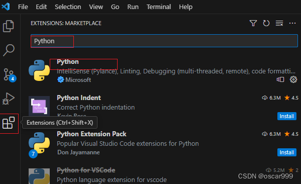 Python开发利器之VS Code