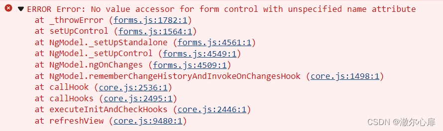 Angular报错No Value Accessor For Form Control With Unspecified Name  Attributeno Value Accessor For_Vransy.的博客-Csdn博客