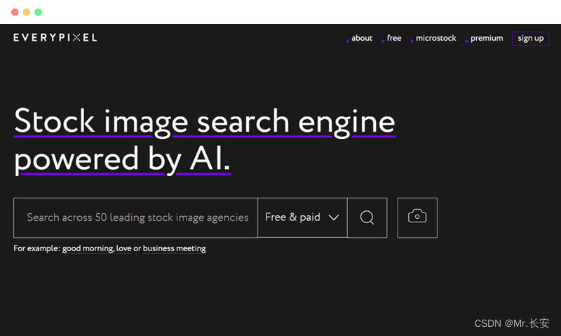 Everypixel: AI图片搜索引擎