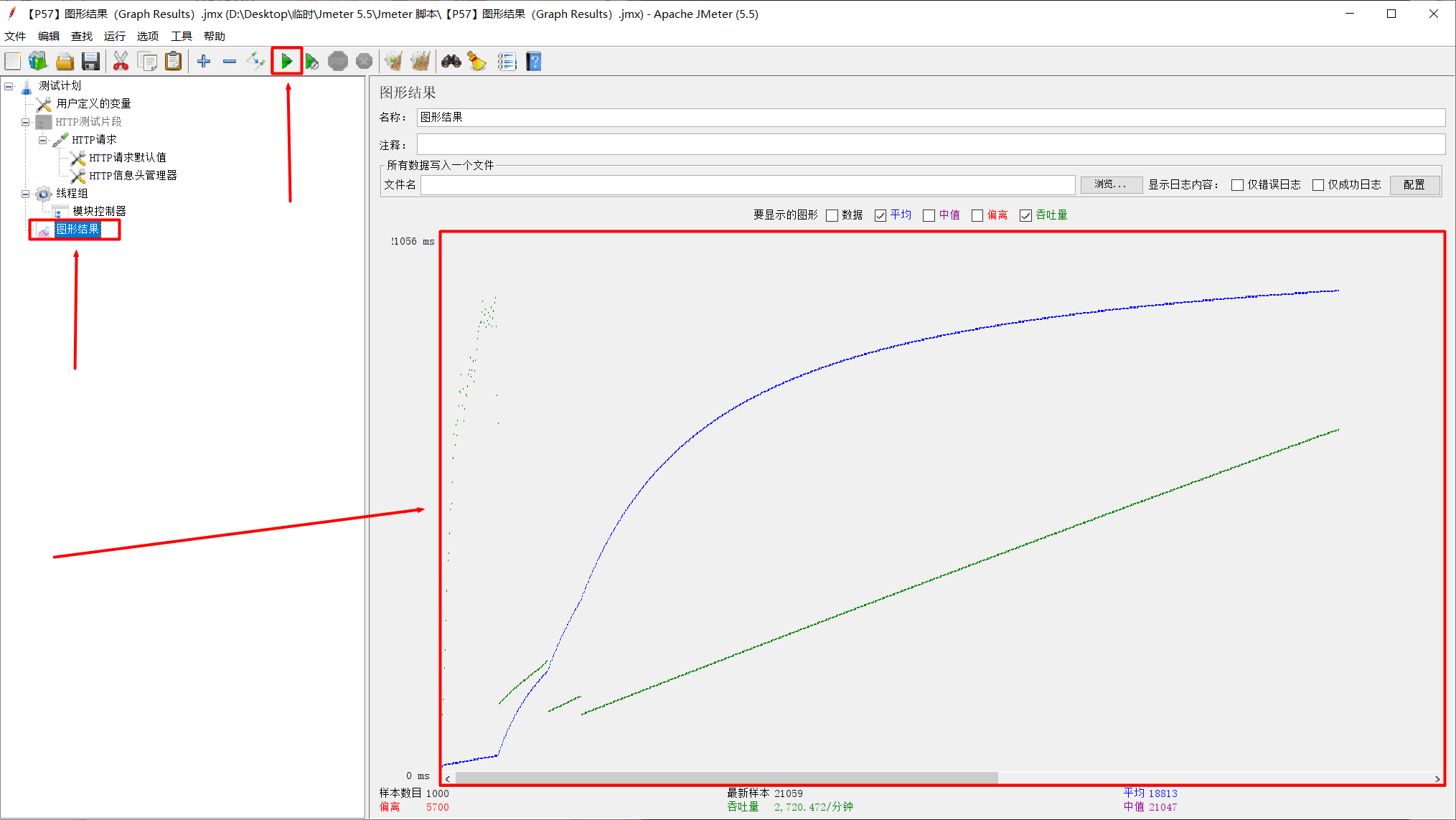 【P55】JMeter 图形结果（Graph Results）