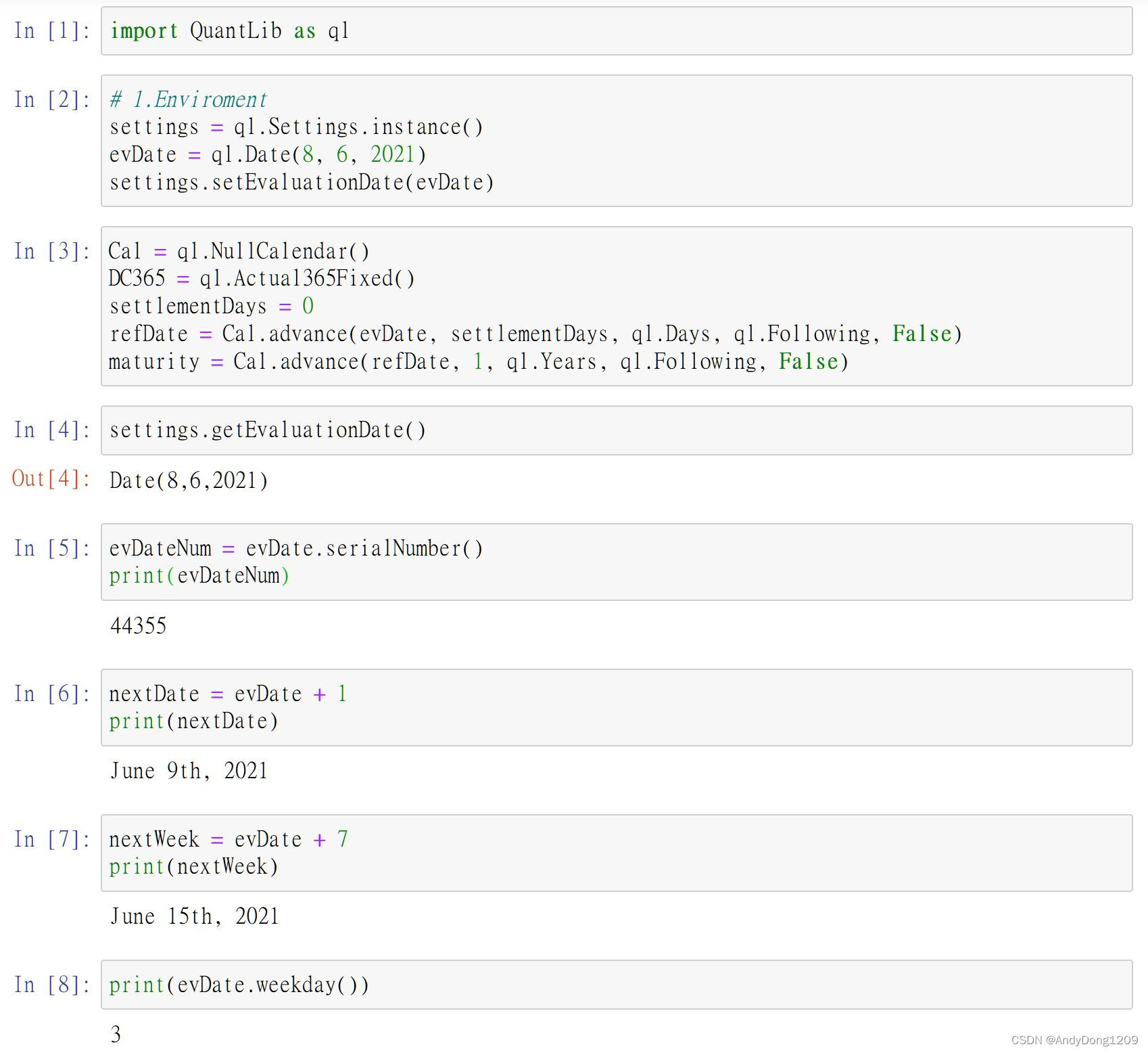 使用Python的QuantLib库，进行期权的定价与希腊字母的计算(2)_quantlib 香草期权-CSDN博客