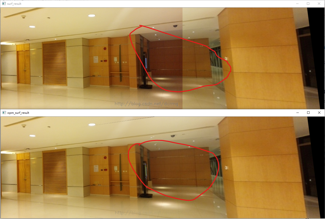 OpenCV SURF图像拼接、配准和图像融合技术（一）