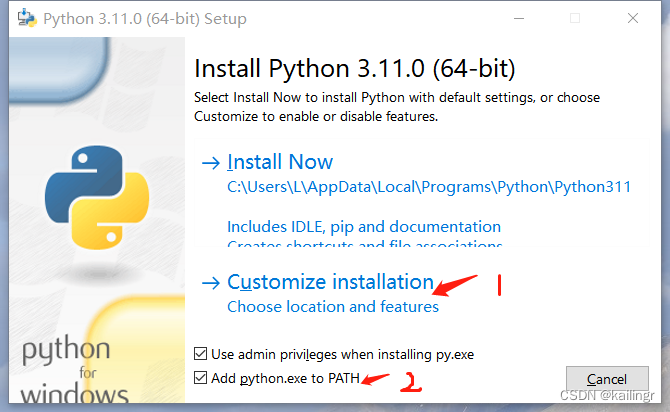 Windows下安装python3教程