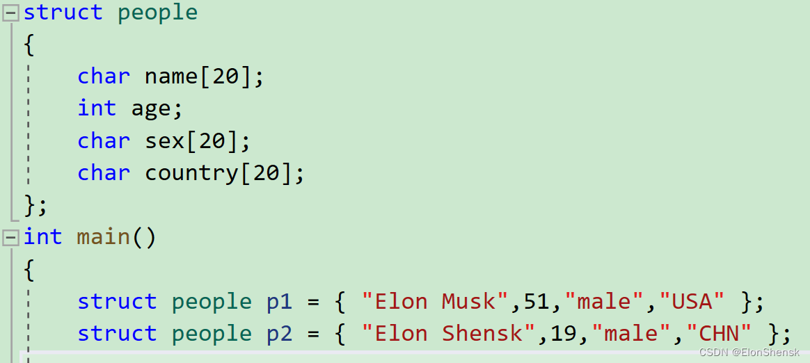 结构体初阶_c# 获得结构struct里的所有数据-CSDN博客