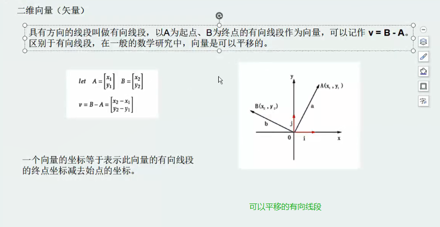 数学 二维向量（加法、减法、模、点乘、叉乘）-CSDN博客