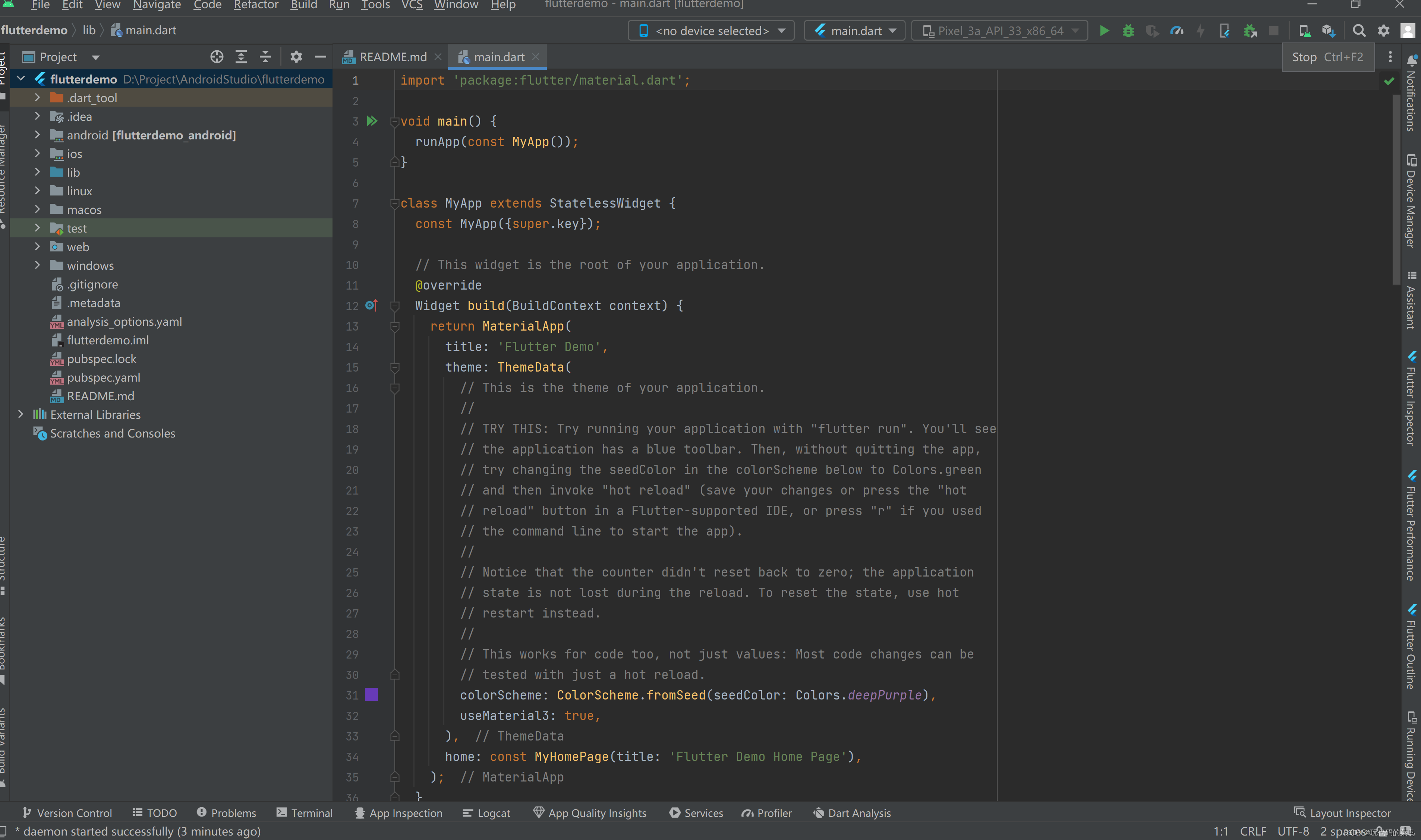 AndroidStudio配置flutter