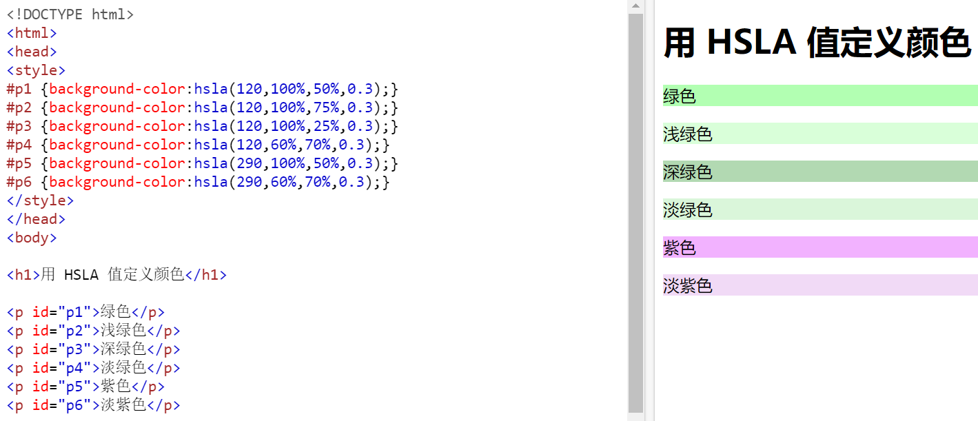 htmlcss如何設置顏色