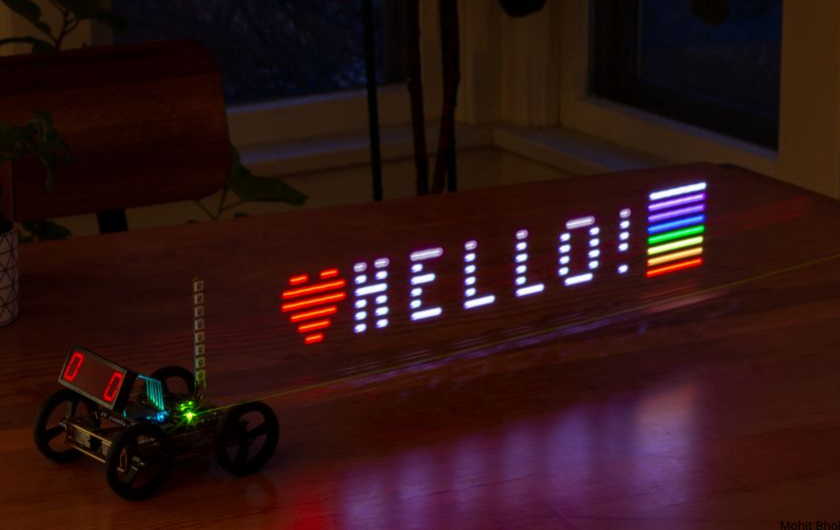 ▲ 图17 车模运动产生的图影