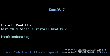 Install CentOS 7