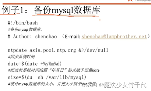 Linux B站视频兄弟连 自学笔记第十一章 Shell编程 魔法少女竹千代的博客 Csdn博客
