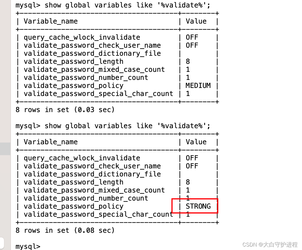 MySQL安装validate_password_policy插件