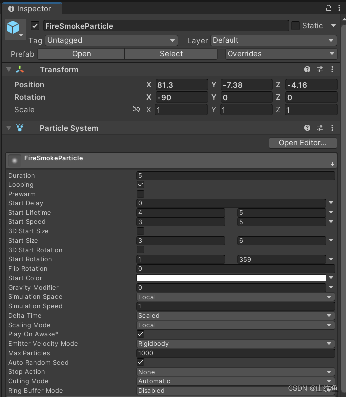 Unity3D粒子系统之基础属性介绍(一)_unity中particle system中的start speed-CSDN博客