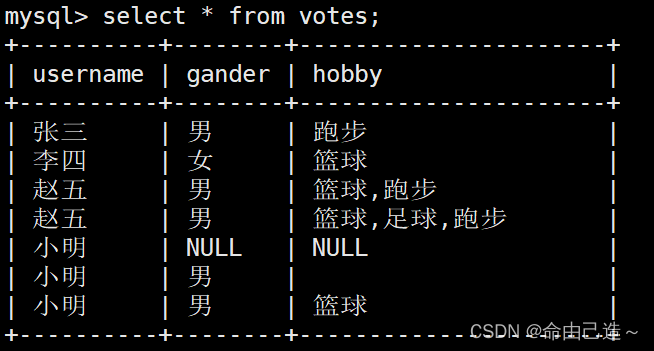 【MySQL】MySQL数据类型