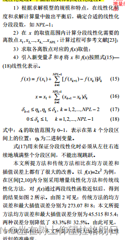 非线性函数线性化方法总结