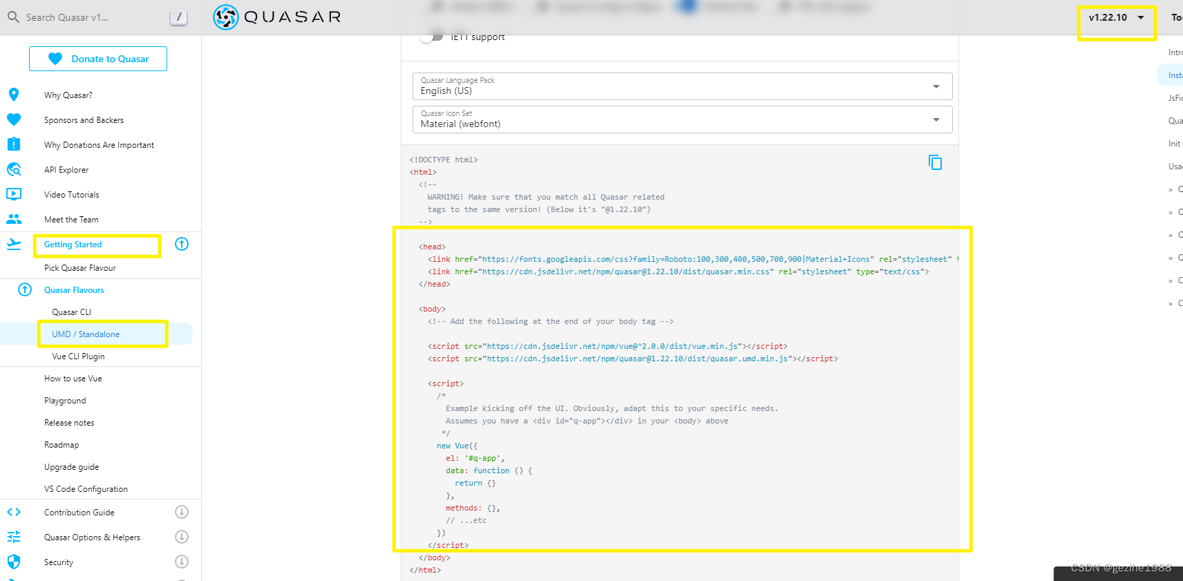 如何在已有项目中使用quasar组件(cdn方式)_quasar cdnCSDN博客