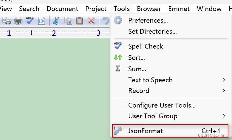 EditPlus安装Json格式化工具功能