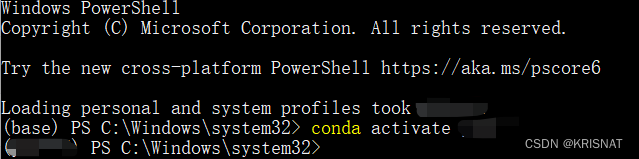 解决PowerShell无法使用conda的问题_powershell conda-CSDN博客