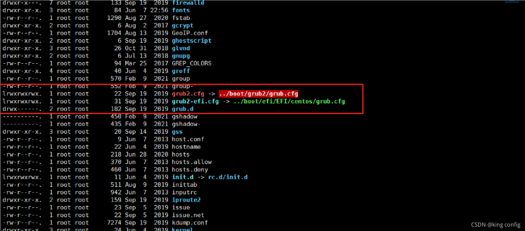 /boot/grub2/grub.cfg链接文件丢失_grub.cfg找不到-CSDN博客