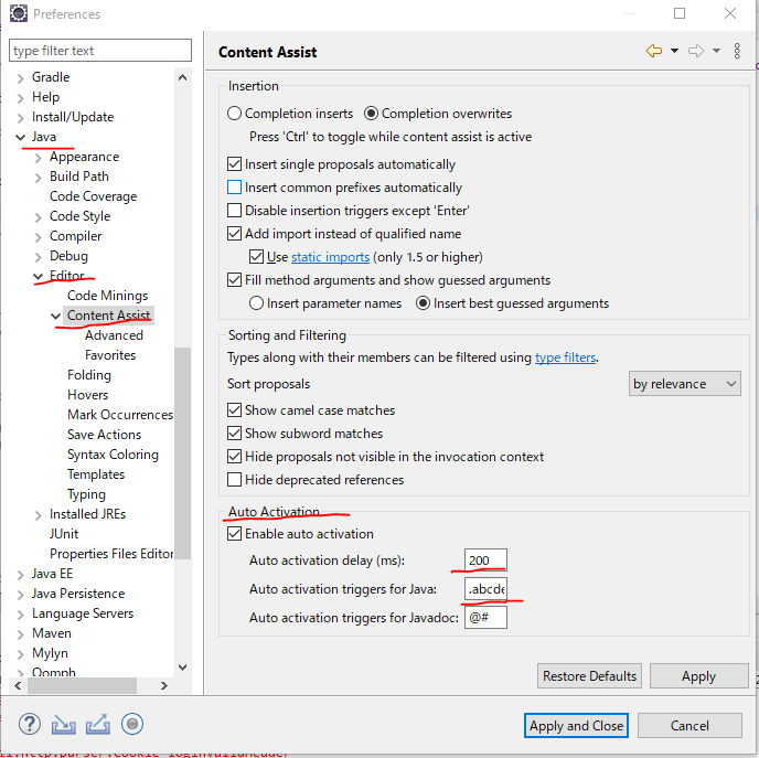 eclipse代码提示，高亮相同变量颜色设置_eclipse高亮颜色CSDN博客