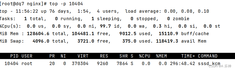 Centos 内存和硬盘占用情况以及top作用