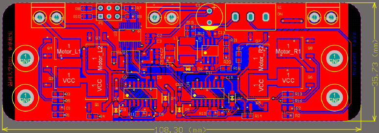 ▲ 图 4.7整体 pcb图