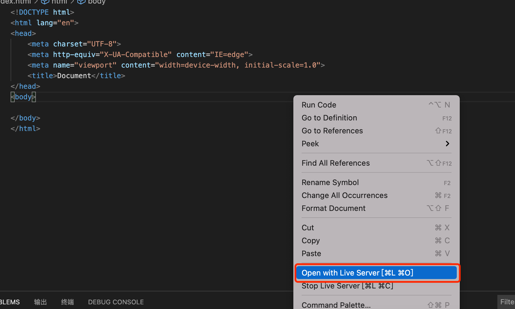 Server Plug Basic use of vscode Live Server plug-in - Programmer Sought