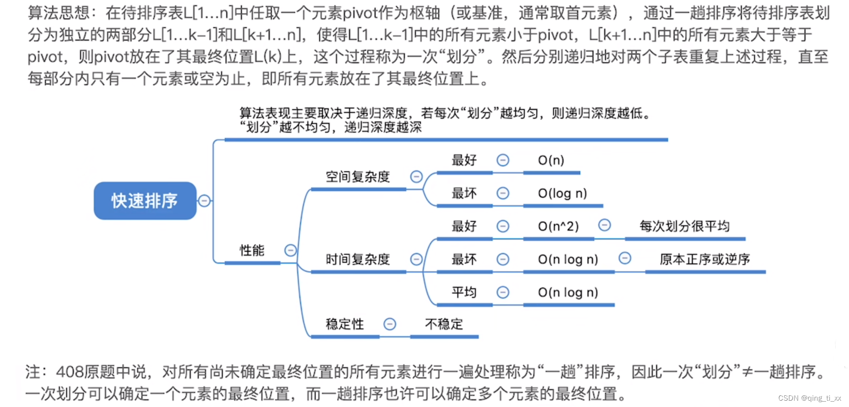 第八章 排序 五、快速排序