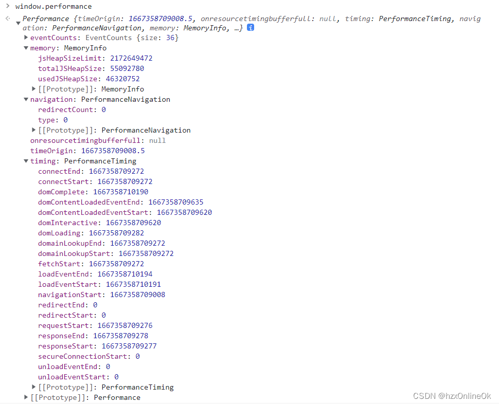 【js埋点指标API】window.performance