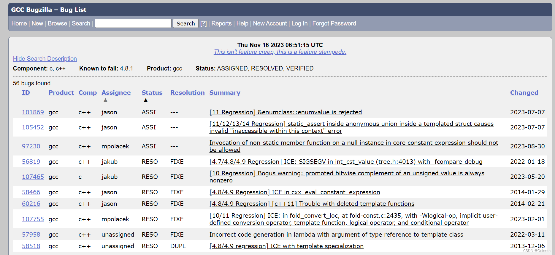 how to find gcc openbug