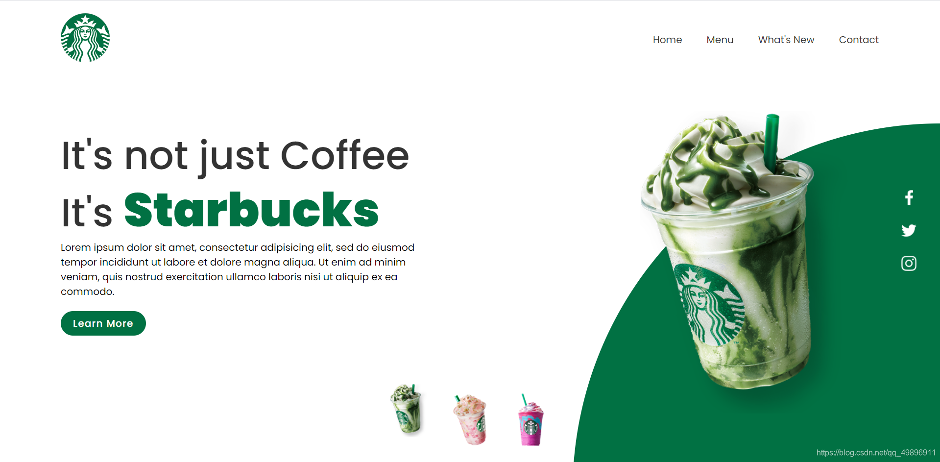 效果图,点击下方的种类可实现变化