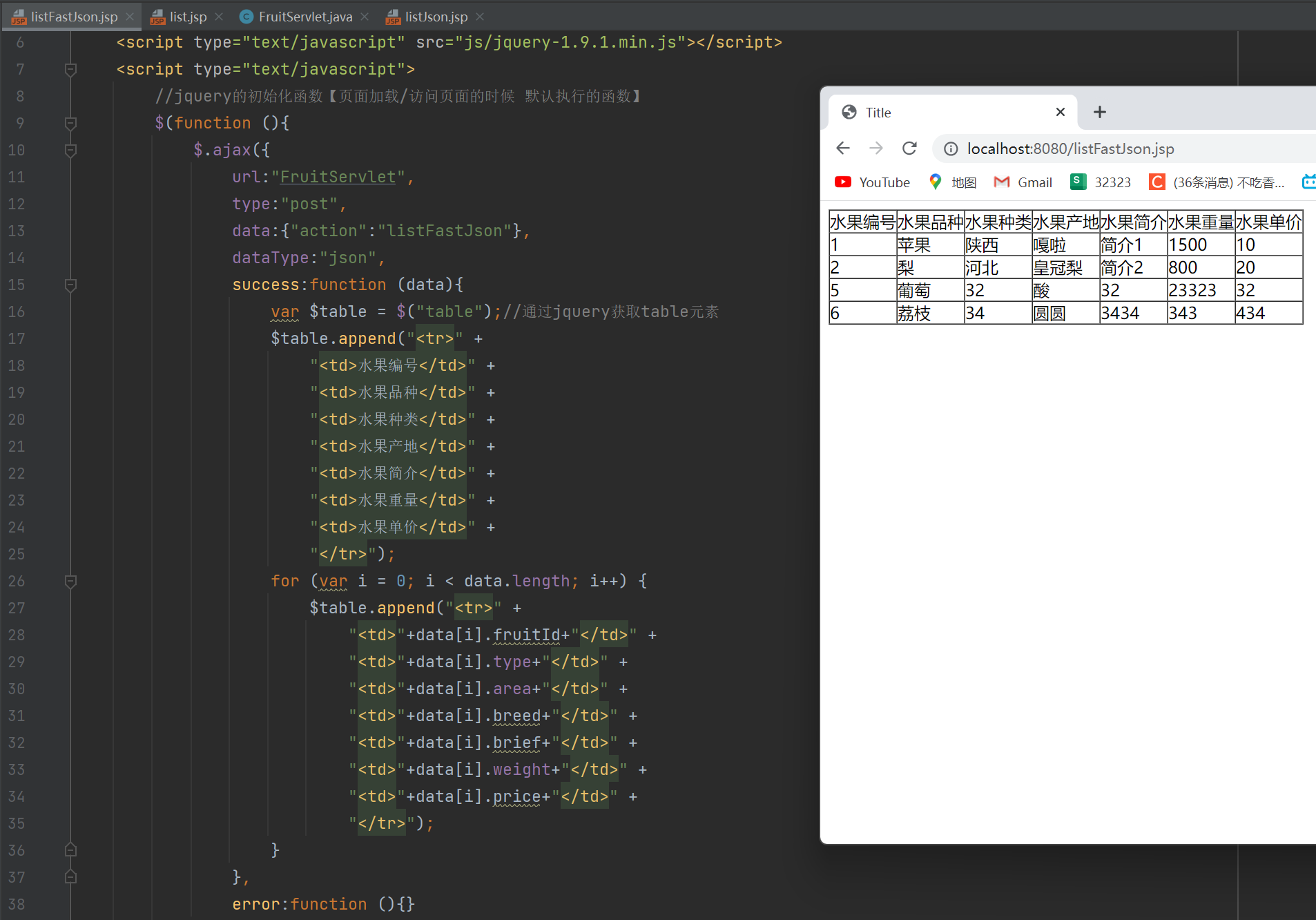 day36-JSON+Servlet