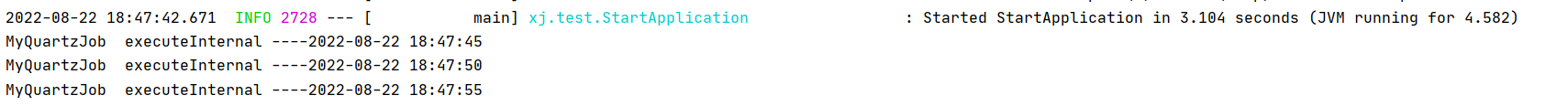 Springboot——quartz简单配置和使用